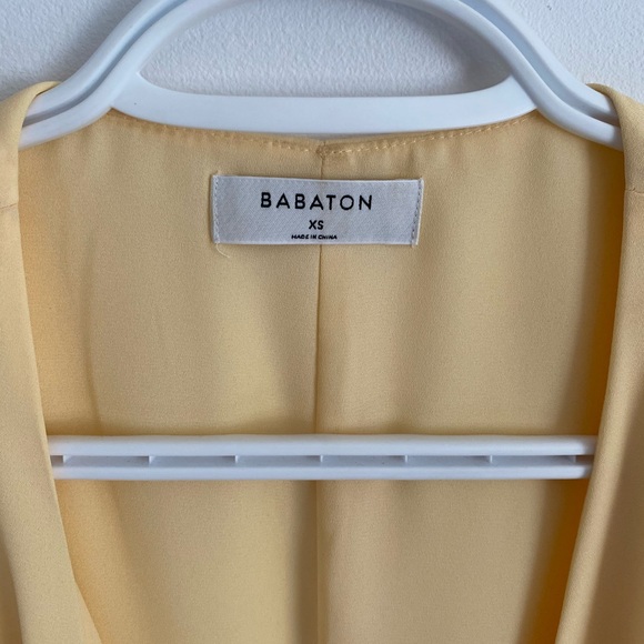 Aritzia Babaton Wallace Yellow Dress - Picture 2 of 3
